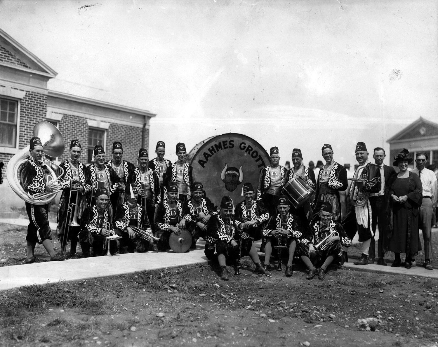 Aahmes Grotto Band, Ardmore, c. 1920